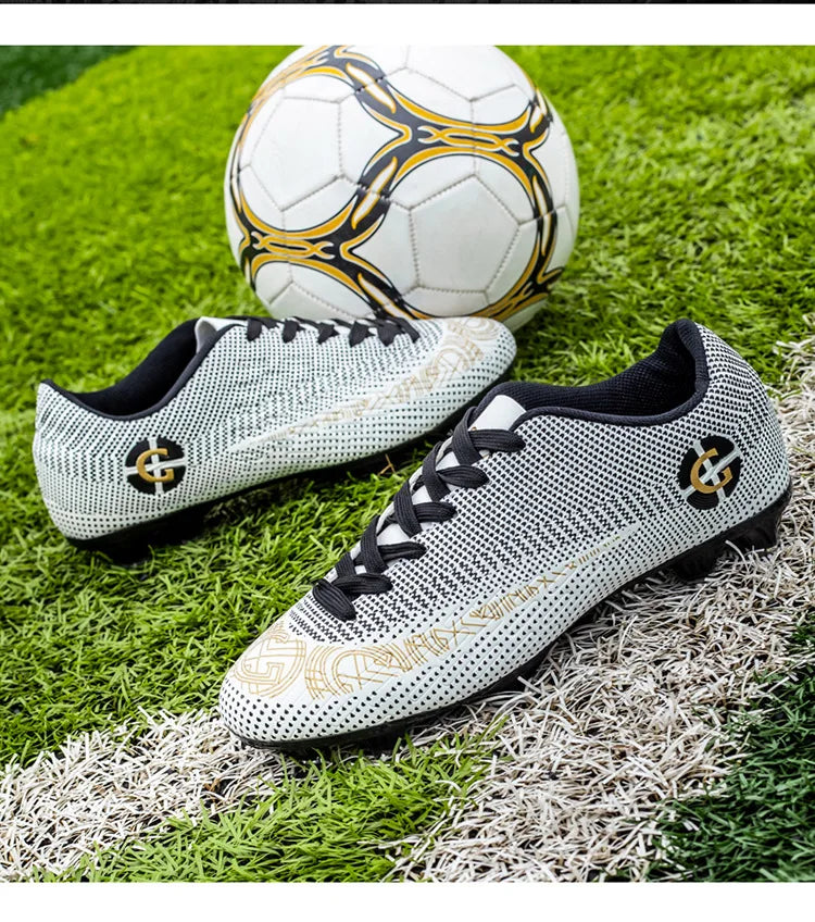 „WaterMonkey“ suaugusiųjų vyrų futbolo bateliai su ilgais spygliais, futbolo bateliai lauko vejos žaidimams, „AG Cleats“ bateliai, žemi futbolo treniruočių sportiniai bateliai