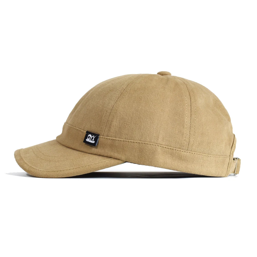 Vintage baseballpet met korte klep, katoen, heren en dames, zachte ‘dad hat’, verstelbaar, truckerstijl, low-profile petten