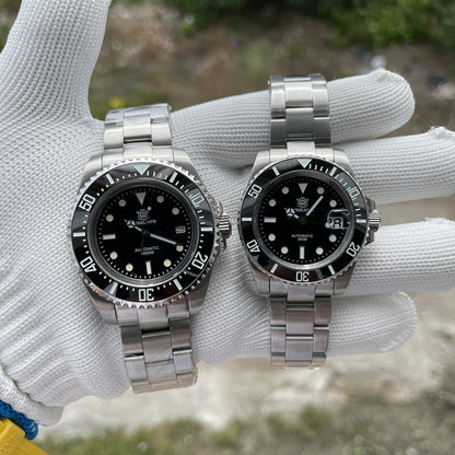 SD1964 STEELDIVE 1000M Waterproof 45.4MM Big Water Ghost Watch For Men Super BGW9 Blue Luminous Dive Watch with Valve
