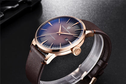 2026 New PAGANI DESIGN Men's Watches Fashion Sports Gold Watch For Men Automatic Mechanical Wristwatches Men Waterproof Leather