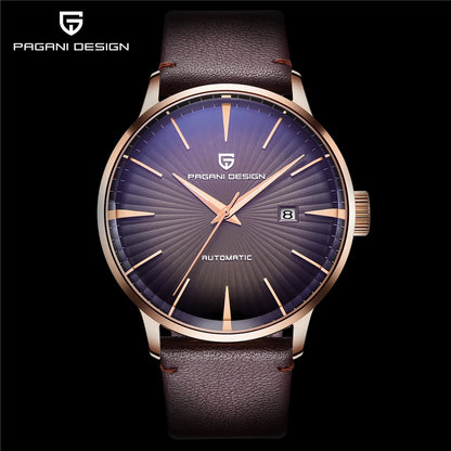 2026 New PAGANI DESIGN Men's Watches Fashion Sports Gold Watch For Men Automatic Mechanical Wristwatches Men Waterproof Leather