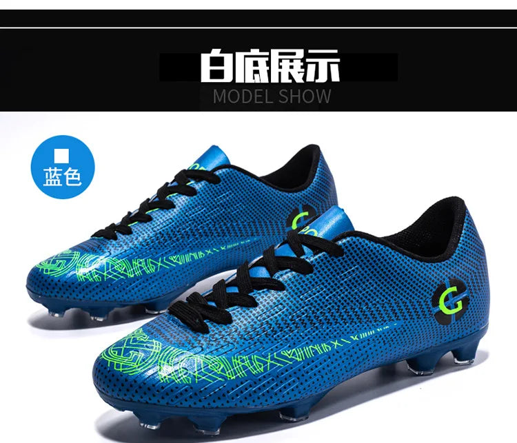 „WaterMonkey“ suaugusiųjų vyrų futbolo bateliai su ilgais spygliais, futbolo bateliai lauko vejos žaidimams, „AG Cleats“ bateliai, žemi futbolo treniruočių sportiniai bateliai