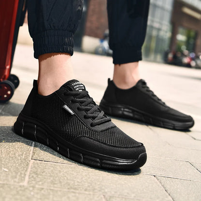 Men's Casual Mesh Summer Sneakers Breathable Lightweight Tennis Shoes Walking Sneakers Comfortable Masculino Zapatillas Hombre