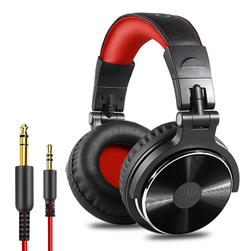 OneOdio Over Ear Headphones HiFi Studio DJ Headphones Wired Gaming Headset with Mic, Professional Monitor Headphones for PC, Phone & Music Production