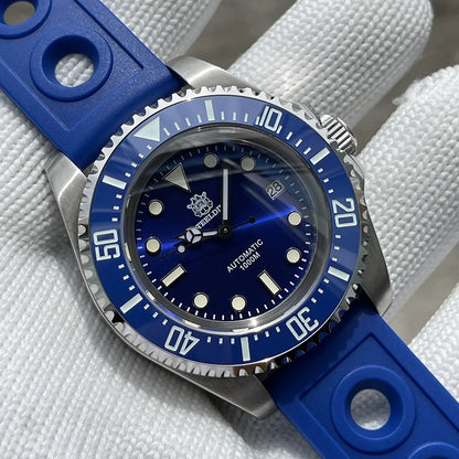 SD1964 STEELDIVE 1000M Waterproof 45.4MM Big Water Ghost Watch For Men Super BGW9 Blue Luminous Dive Watch with Valve