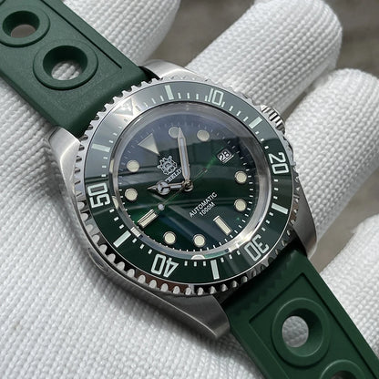 SD1964 STEELDIVE 1000M Waterproof 45.4MM Big Water Ghost Watch For Men Super BGW9 Blue Luminous Dive Watch with Valve