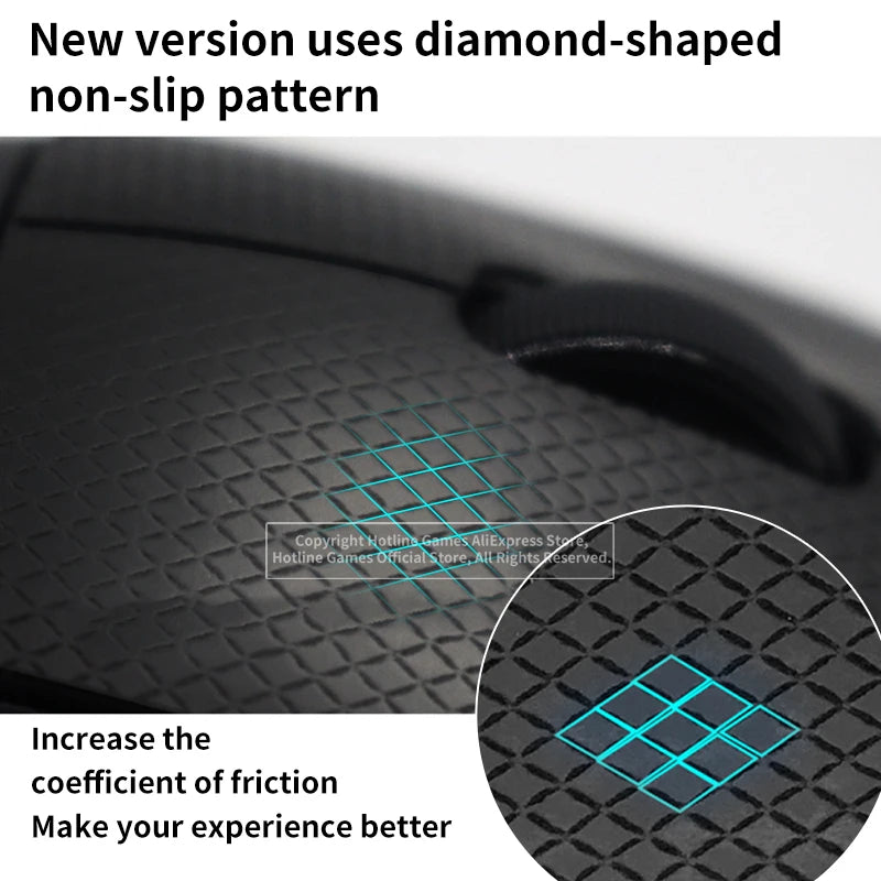 Cinta antideslizante Hotline Games para ratón Logitech G305 G203 G102 G304, almohadillas resistentes al sudor y adhesivos laterales antideslizantes para ratón