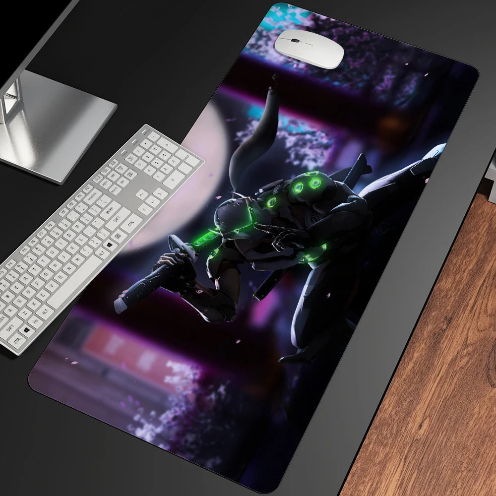 XXL Gaming Anime Mouse Pad Large Mouse Mat Girl Keyboard Computer PC  Edge Desk Mat For Overwatch/cs Go Gamer Mousepad