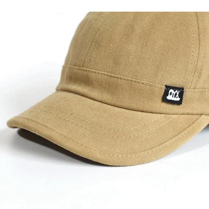 Vintage baseballpet met korte klep, katoen, heren en dames, zachte ‘dad hat’, verstelbaar, truckerstijl, low-profile petten