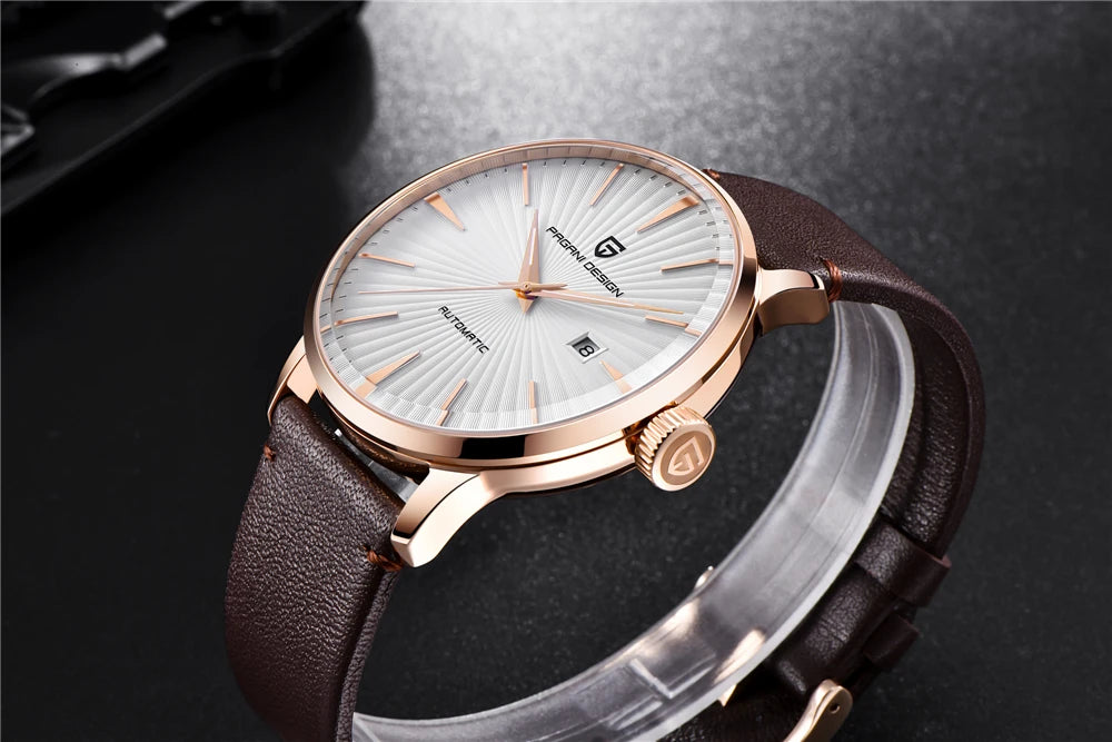 2026 New PAGANI DESIGN Men's Watches Fashion Sports Gold Watch For Men Automatic Mechanical Wristwatches Men Waterproof Leather