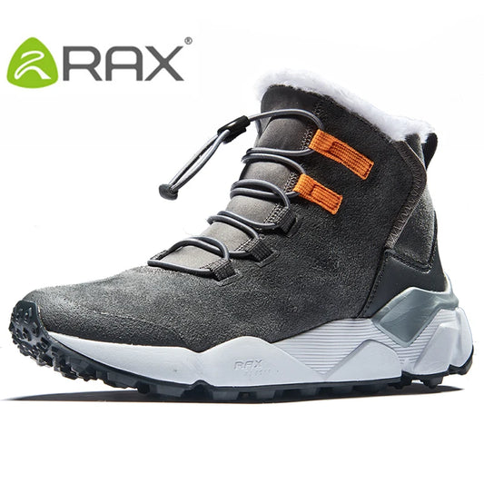 RAX Sneeuwlaarzen Heren Outdoor Sportschoenen voor Heren en Dames Wandelschoenen Waterdicht Pluche Voering Trekkingschoenen Antislip Toerisme