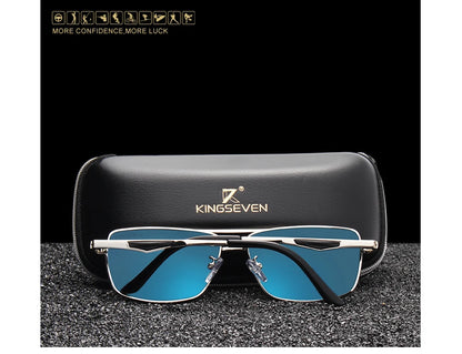KINGSEVEN Brand Classic Square Polarized Sunglasses Men's Driving Male Sun Glasses Eyewear UV400 Blocking Protection Oculos
