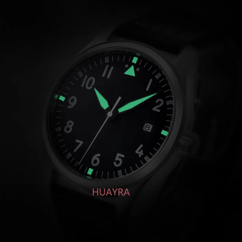 Men's Classic Black / Blue Dial Luminous Automatic Seagull or ST1612 2813 Sports Mechanical Watch AAA High Quality 40mm