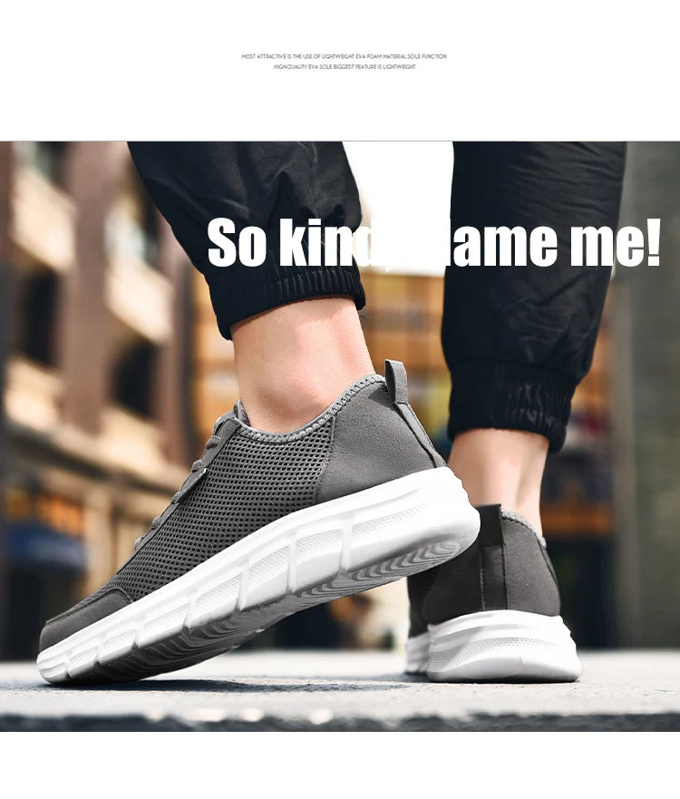 Men's Casual Mesh Summer Sneakers Breathable Lightweight Tennis Shoes Walking Sneakers Comfortable Masculino Zapatillas Hombre