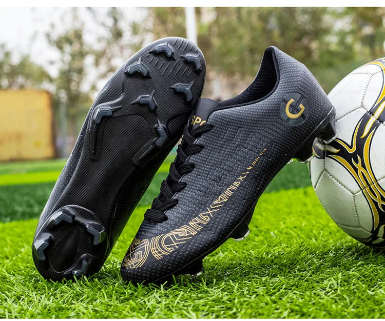 „WaterMonkey“ suaugusiųjų vyrų futbolo bateliai su ilgais spygliais, futbolo bateliai lauko vejos žaidimams, „AG Cleats“ bateliai, žemi futbolo treniruočių sportiniai bateliai