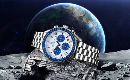 2026 New PAGANI DESIGN Mens Watches Panda Moon Watch Luxury Quartz Watch For Men Automatic Date Sport Chronograph Wristwatch Men