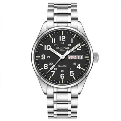 Switzerland Carnival luminous calendar military Quartz watch for men luxury brand watches waterproof clock relogio erkek saati