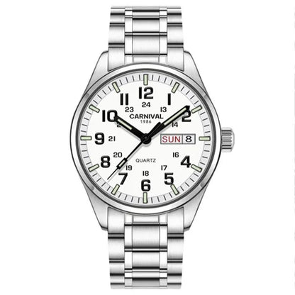 Switzerland Carnival luminous calendar military Quartz watch for men luxury brand watches waterproof clock relogio erkek saati