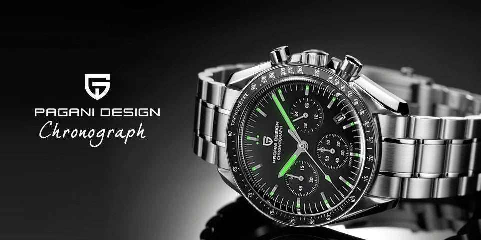 2026 New PAGANI DESIGN Mens Watches Panda Moon Watch Luxury Quartz Watch For Men Automatic Date Sport Chronograph Wristwatch Men