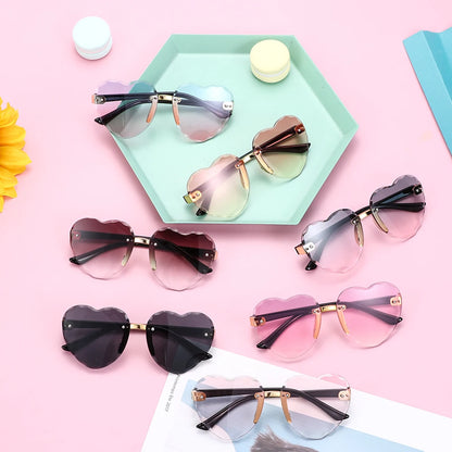 Ocean Lenses Eyewear Party/Photography Kids Sunglasses Heart-shaped Sun Glasses UV 400 Protection Children Sunglasses