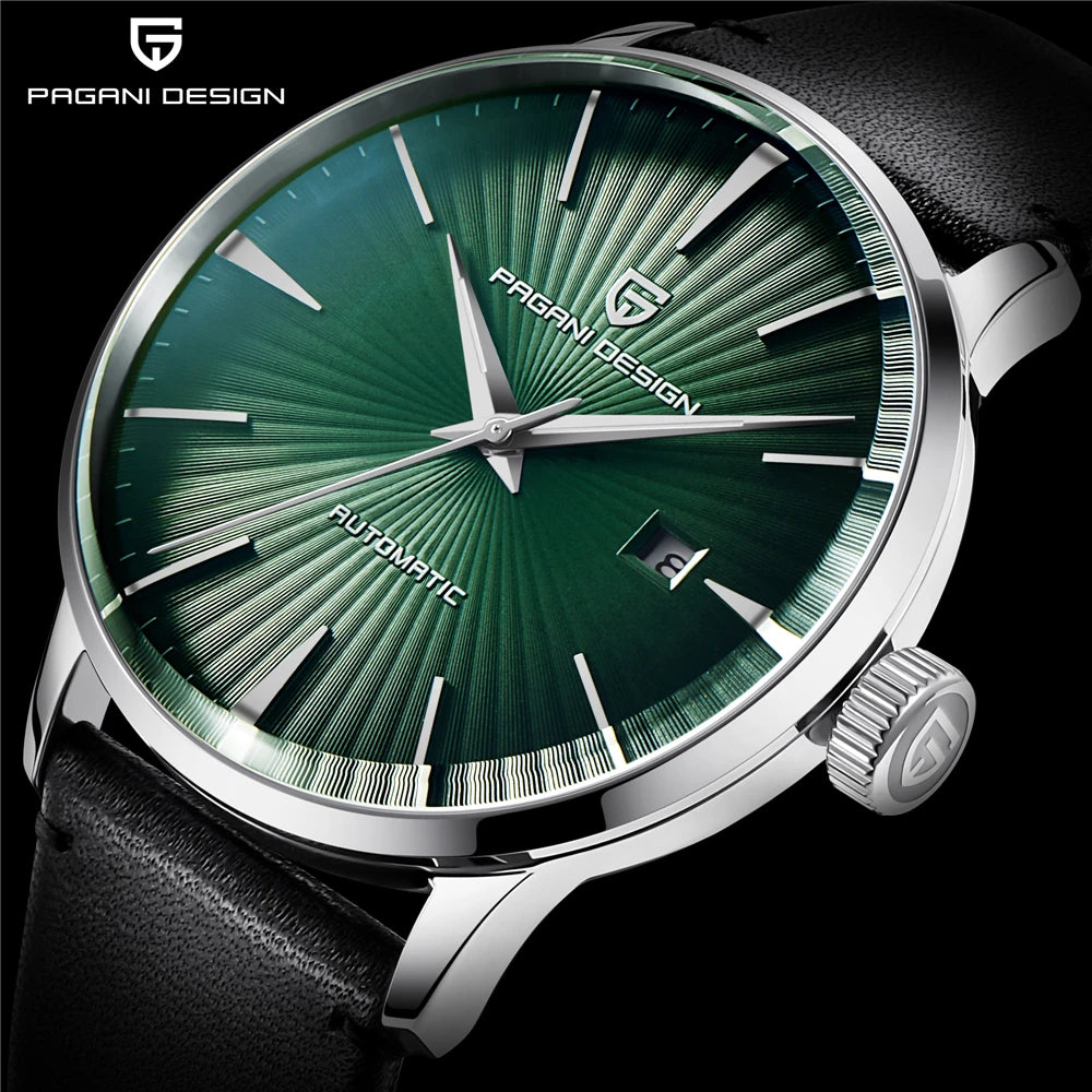 2026 New PAGANI DESIGN Men's Watches Fashion Sports Gold Watch For Men Automatic Mechanical Wristwatches Men Waterproof Leather