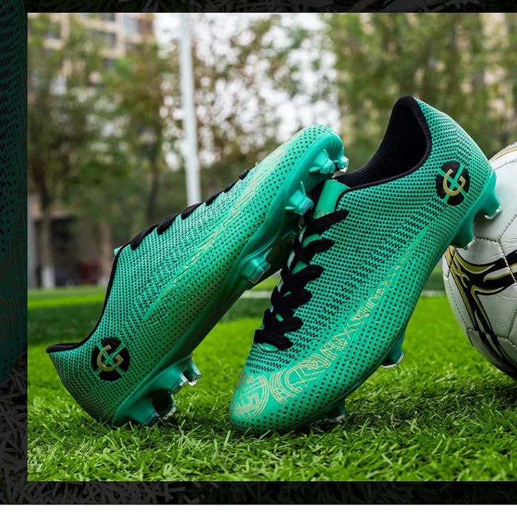 „WaterMonkey“ suaugusiųjų vyrų futbolo bateliai su ilgais spygliais, futbolo bateliai lauko vejos žaidimams, „AG Cleats“ bateliai, žemi futbolo treniruočių sportiniai bateliai