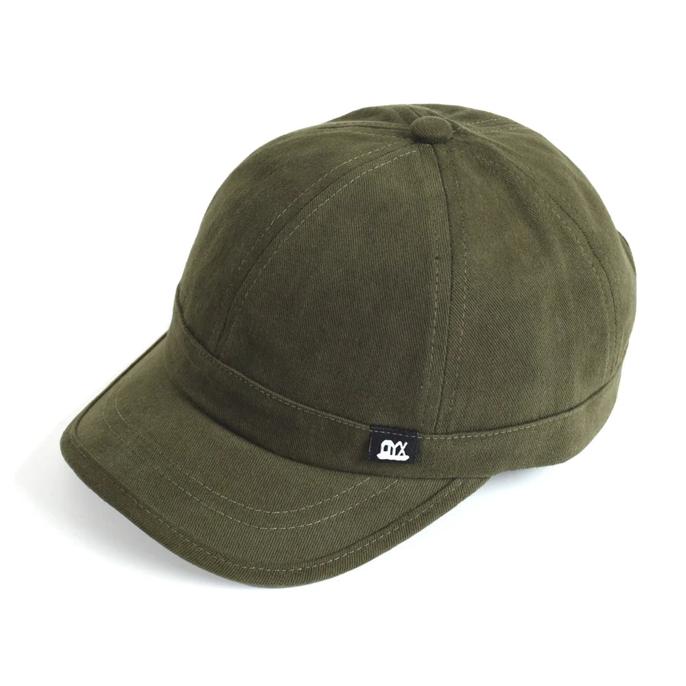 Vintage baseballpet met korte klep, katoen, heren en dames, zachte ‘dad hat’, verstelbaar, truckerstijl, low-profile petten