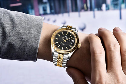 PAGANI DESIGN 8215 Movement Men Mechanical Wristwatches Sapphire Glass Luxury Watch for Men Steel 100M Waterproof Clock PD1645