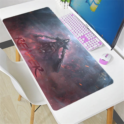 Didelis „Overwatch“ pelės kilimėlis DIY Kawaii XXL kompiuterio stalo kilimėlis žaidėjams biurui, klaviatūrai ir žaidimų aksesuarams