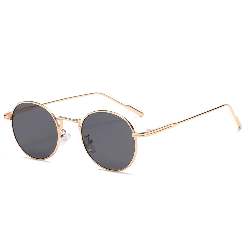 Fashion Round Vintage Sunglasses Women Men Gradient Sun Glasses For Female Retro Alloy Eyeglasses Gafas De Sol Shades