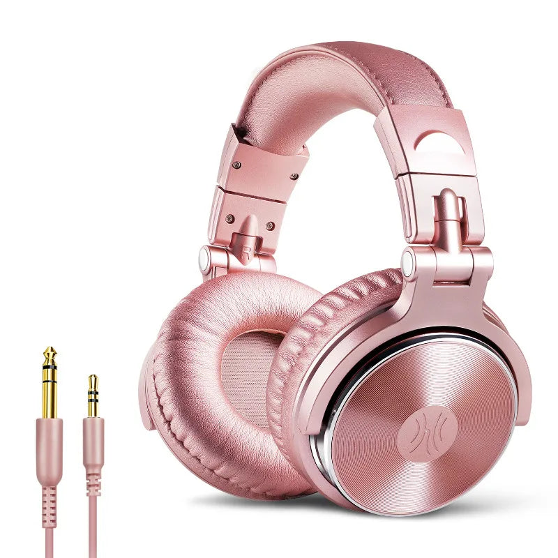 OneOdio Over Ear Headphones HiFi Studio DJ Headphones Wired Gaming Headset with Mic, Professional Monitor Headphones for PC, Phone & Music Production