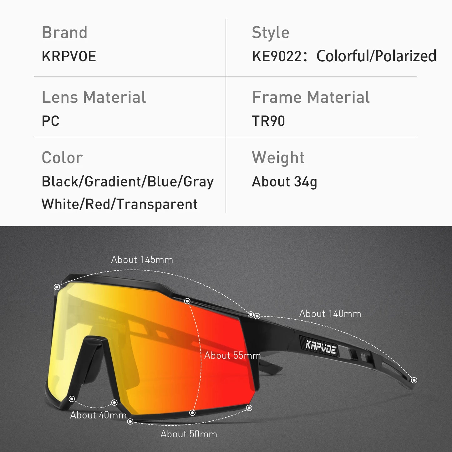 Kapvoe Cycling Glasses Bike Cycling Goggles Outdoor UV400 Cycling Sunglasses Sports Built-in Myopia Frame MTB Bicycle Glasses