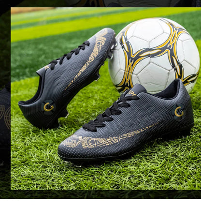 „WaterMonkey“ suaugusiųjų vyrų futbolo bateliai su ilgais spygliais, futbolo bateliai lauko vejos žaidimams, „AG Cleats“ bateliai, žemi futbolo treniruočių sportiniai bateliai