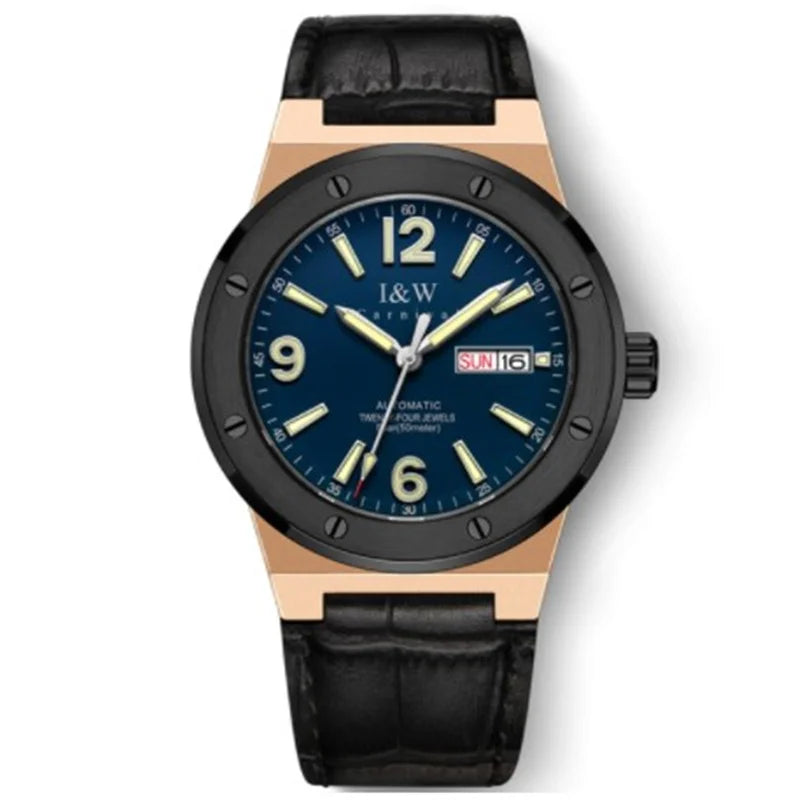 Carnival IW Mechanical Watch For Men Brand Luxury Automatic Men Watches MIYOTA or NH36 Sapphire Luminous Waterproof Reloj Hombre