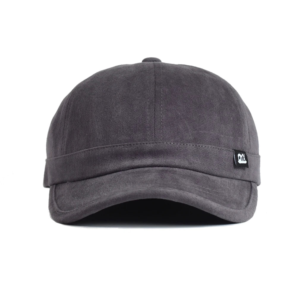 Vintage baseballpet met korte klep, katoen, heren en dames, zachte ‘dad hat’, verstelbaar, truckerstijl, low-profile petten