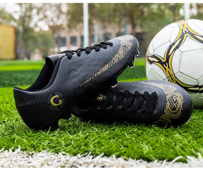 „WaterMonkey“ suaugusiųjų vyrų futbolo bateliai su ilgais spygliais, futbolo bateliai lauko vejos žaidimams, „AG Cleats“ bateliai, žemi futbolo treniruočių sportiniai bateliai