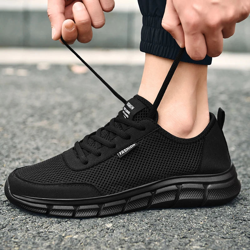 Men's Casual Mesh Summer Sneakers Breathable Lightweight Tennis Shoes Walking Sneakers Comfortable Masculino Zapatillas Hombre
