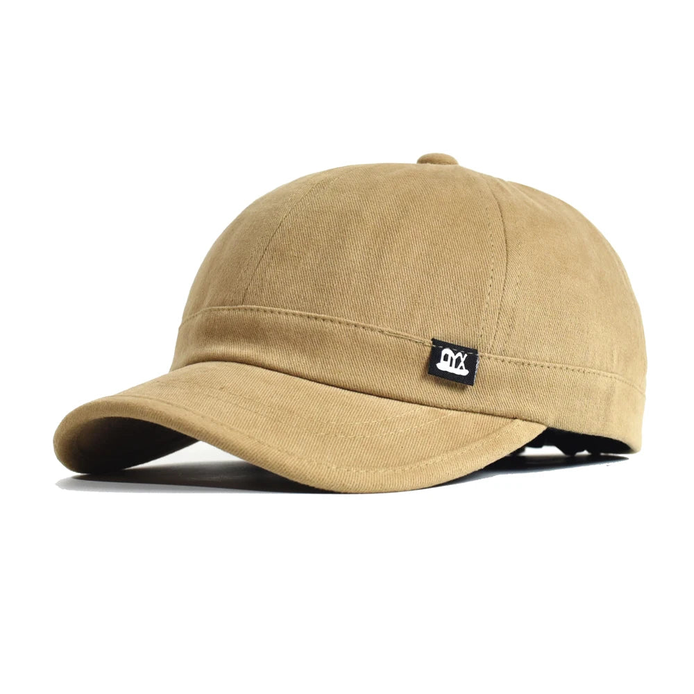 Vintage baseballpet met korte klep, katoen, heren en dames, zachte ‘dad hat’, verstelbaar, truckerstijl, low-profile petten