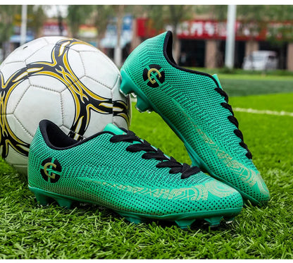 „WaterMonkey“ suaugusiųjų vyrų futbolo bateliai su ilgais spygliais, futbolo bateliai lauko vejos žaidimams, „AG Cleats“ bateliai, žemi futbolo treniruočių sportiniai bateliai