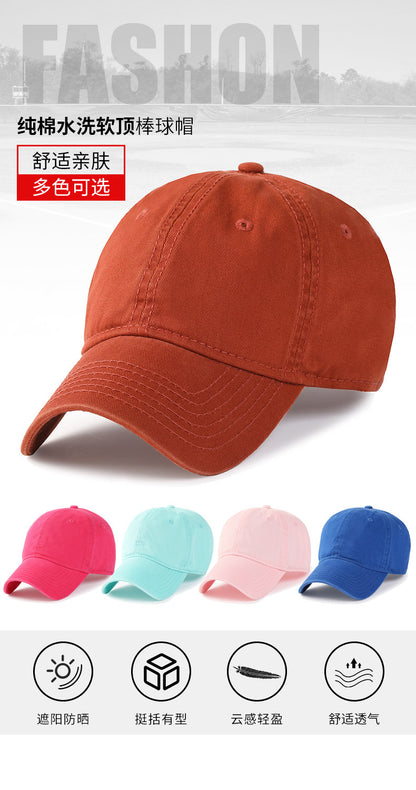 Herr och dam, oversize XXL 100% bomull, stor basebollkeps för stora huvuden 56-63cm(23.5"-25.5"), justerbar enfärgad dad cap