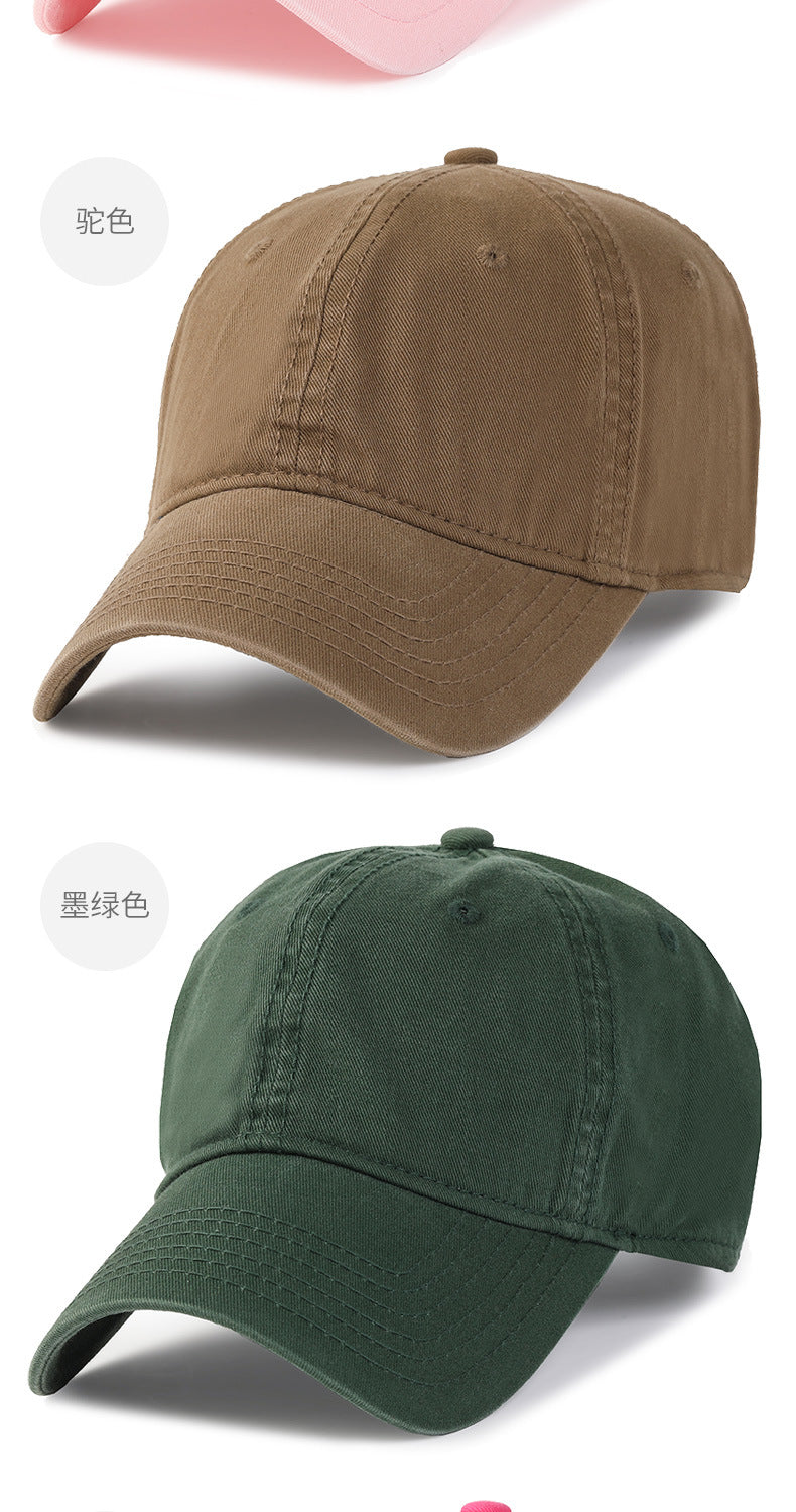 Herr och dam, oversize XXL 100% bomull, stor basebollkeps för stora huvuden 56-63cm(23.5"-25.5"), justerbar enfärgad dad cap
