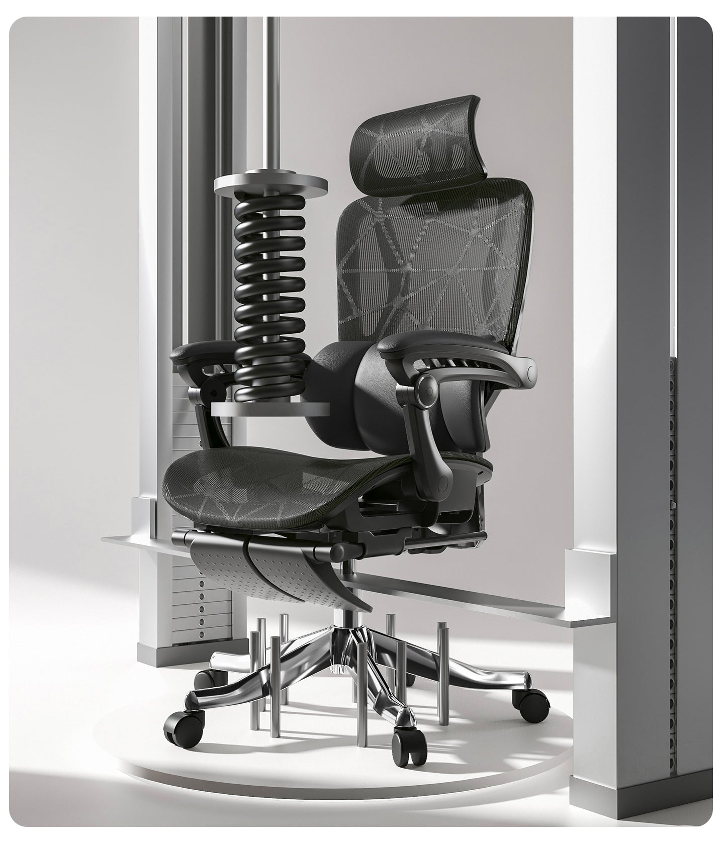 UVR Gaming Computer Chair Household Ergonomic Design Armchair Sedentary Comfortable Reclining Mesh Staff Stool Office Chair