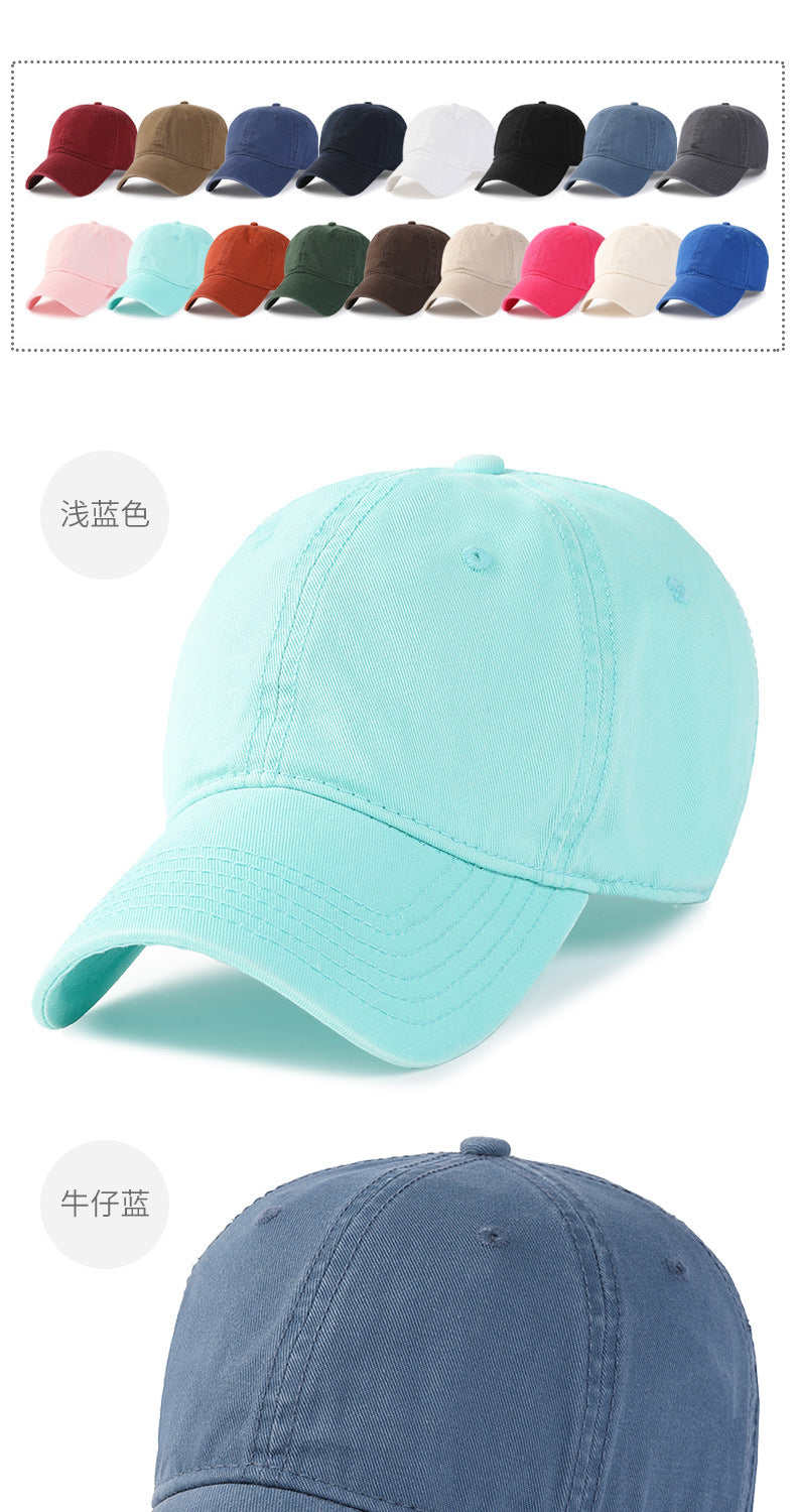 Herr och dam, oversize XXL 100% bomull, stor basebollkeps för stora huvuden 56-63cm(23.5"-25.5"), justerbar enfärgad dad cap
