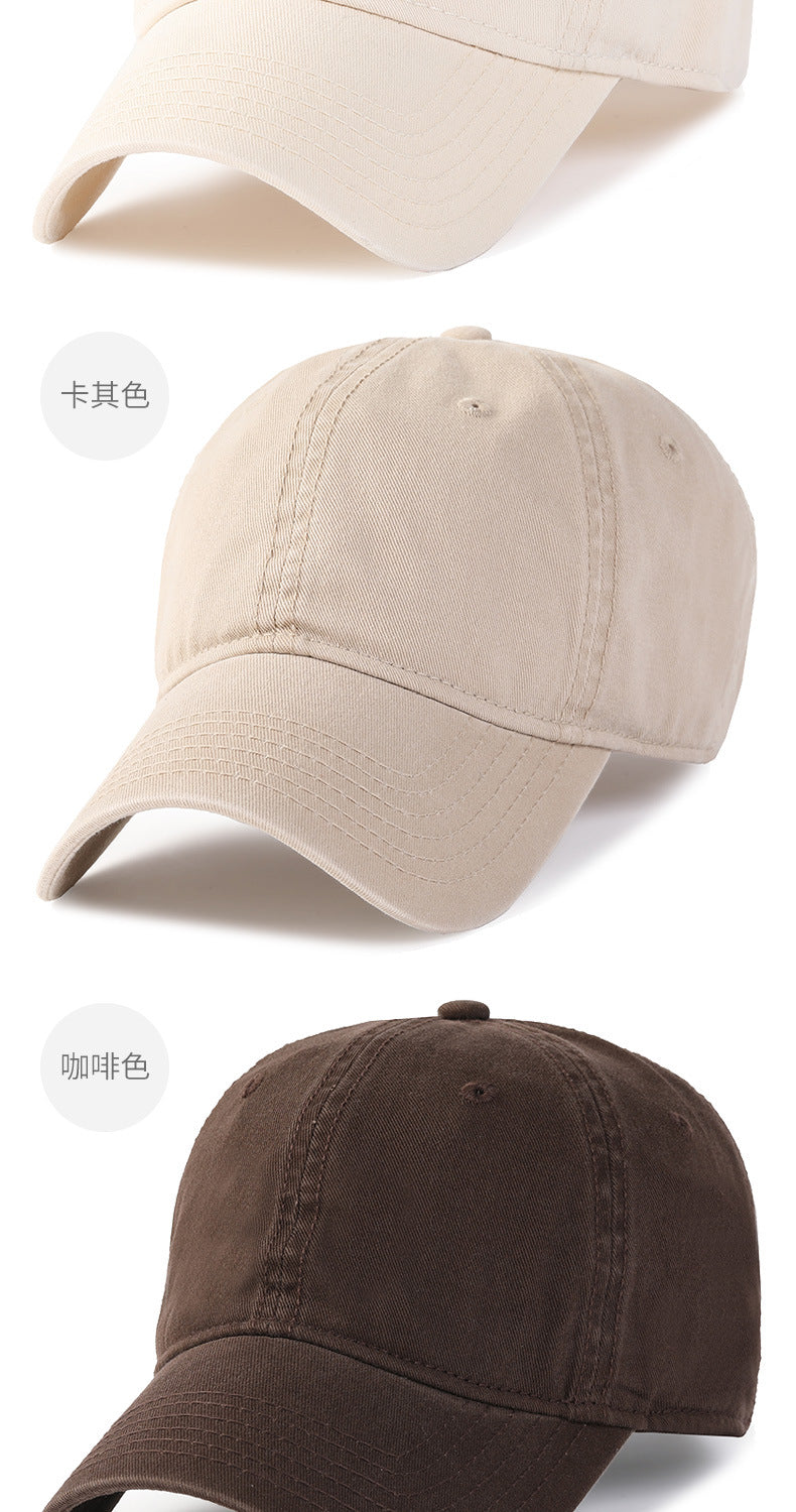 Herr och dam, oversize XXL 100% bomull, stor basebollkeps för stora huvuden 56-63cm(23.5"-25.5"), justerbar enfärgad dad cap