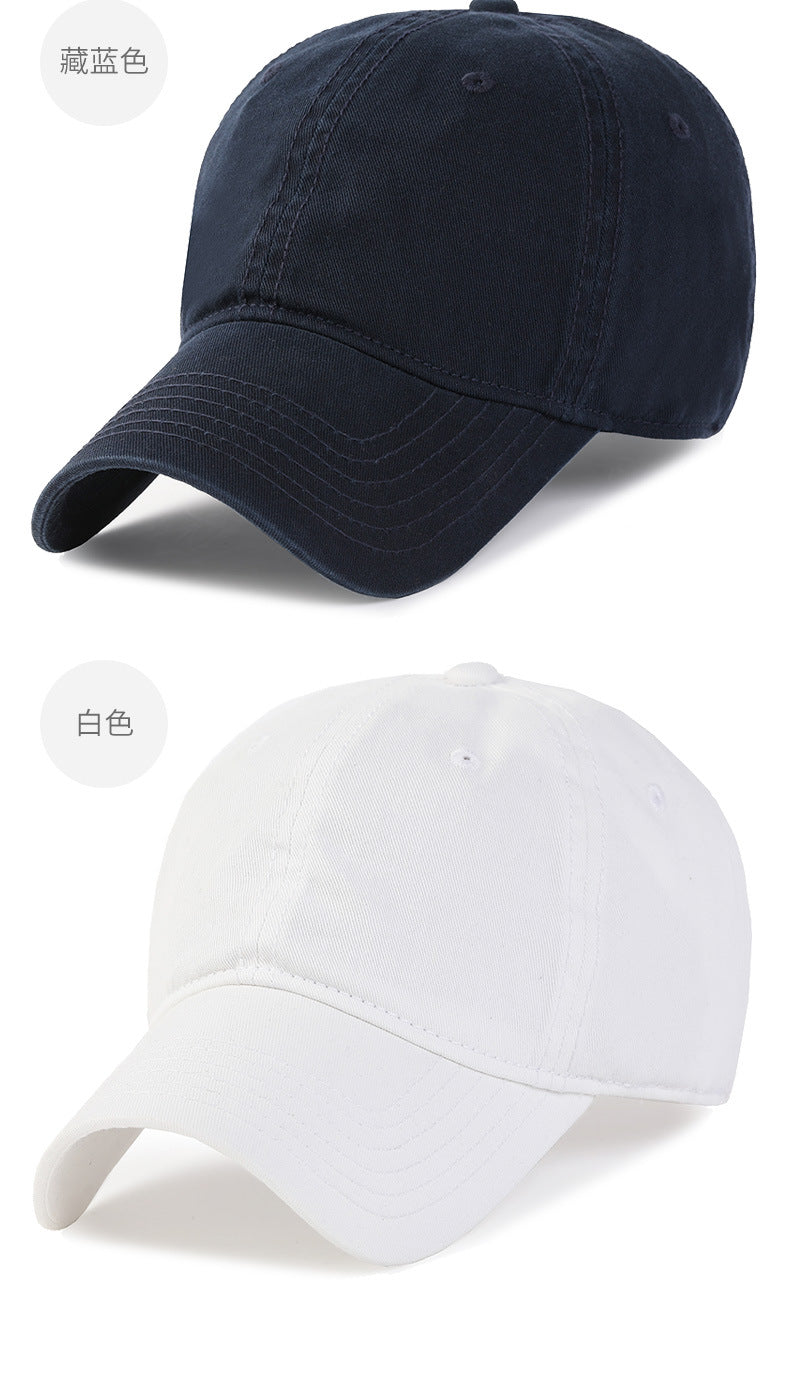 Herr och dam, oversize XXL 100% bomull, stor basebollkeps för stora huvuden 56-63cm(23.5"-25.5"), justerbar enfärgad dad cap