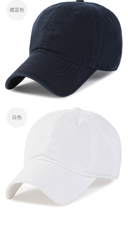 Herr och dam, oversize XXL 100% bomull, stor basebollkeps för stora huvuden 56-63cm(23.5"-25.5"), justerbar enfärgad dad cap