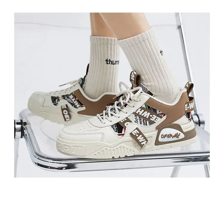 Leder-Sneaker im Casual-Stil, neue Skateboard-Schuhe für Herren, Outdoor-, Lauf- und Sportschuhe, Wanderschuhe, Tennisschuhe, Plateauschuhe, Luxusschuhe