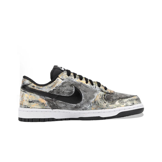 Skräddarsydda sneakers från Nike: Big River, Immersed Moon, Golden Emperor, Burning Sky, Flame, Scorched Texture, guldfolie med presentpåse för män