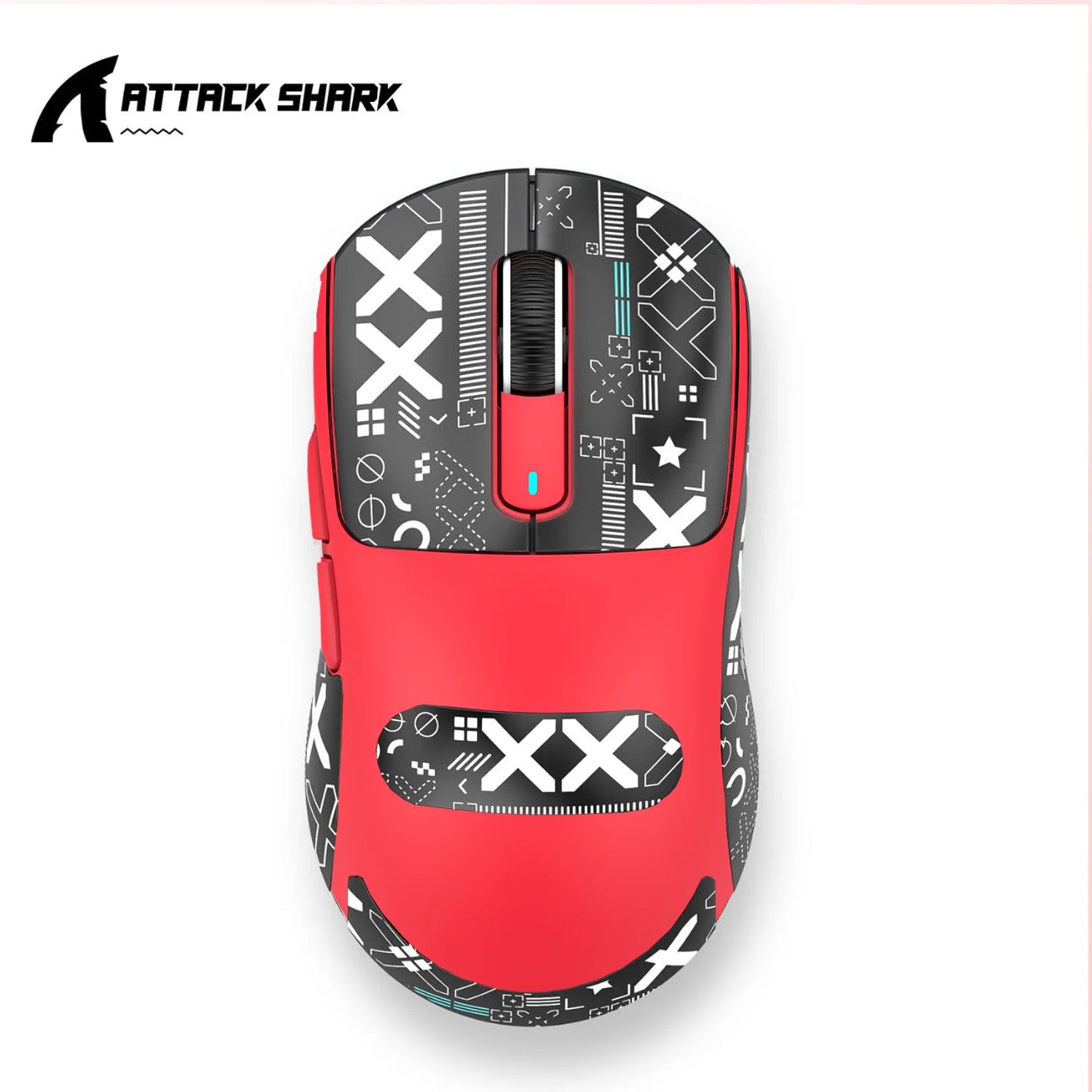 ATTACK SHARK X3 Ultra-Light Wireless Mouse - Tri-Mode 2.4G/BT/Wired, PAW3395 26000DPI, 55g, Macro, for Gaming/Xbox/PS/PC/Mac