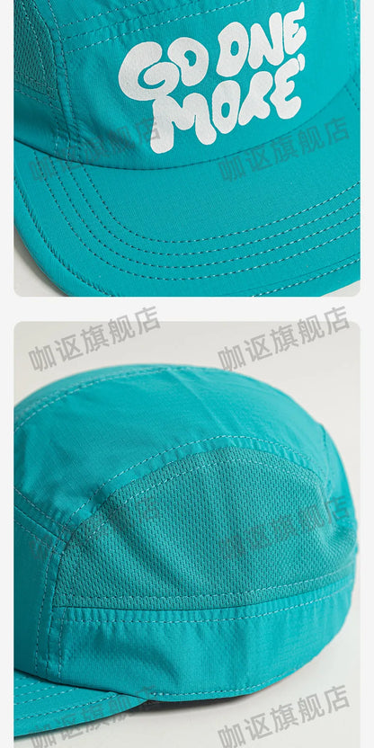 Summer New Thin Quick-drying 5-panel Baseball Caps for Men Outdoor Hiking Casual Versatile Fashion Flat-brimmed Women's Hats